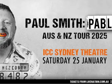 After selling out multiple arenas across the UK, Paul Smith brings his smash-hit tour, Pablo, to Aus...