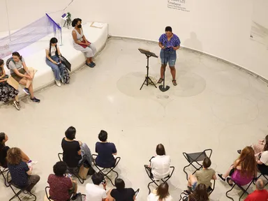 Famed poets including Jericho Brown and Tracy K. Smith read at the Guggenheim.