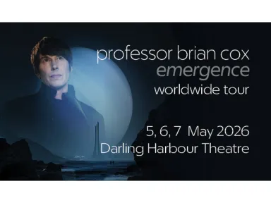 After performing his smash-hit show ‘Horizons’ to nearly half a million people across the world, Professor Brian Cox is back with his new world tour Emergence. Brian has appeared in many landmark science programs for