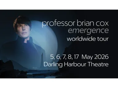 After performing his smash-hit show ‘Horizons’ to nearly half a million people across the world, Professor Brian Cox is back with his new world tour Emergence. Brian has appeared in many landmark science programs for