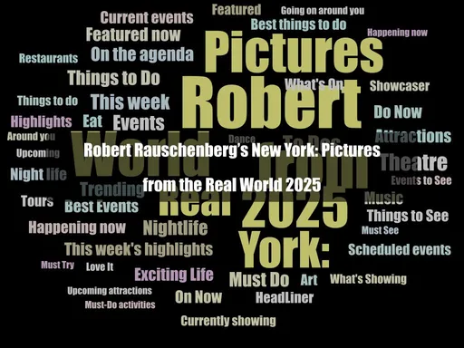 American artist Robert Rauschenberg was known for incorporating the real...