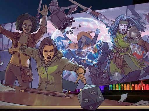 A live Dungeons & Dragons event at SFPL (Main Branch), featuring local tabletop storytellers and Damon Runyon scientists!