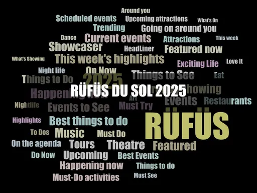RÜFÜS DU SOL take their Inhale / Exhale World Tour...