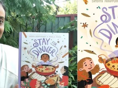 Sandhya will share her award-winning picture book,&nbsp;Stay for Dinner, a powerful story that celeb...