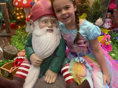 Santa&#39;s Cave is situated in the Waikerie Institute and decorated by local volunteers and council members. Visitors can visit Santa (except during school times) and