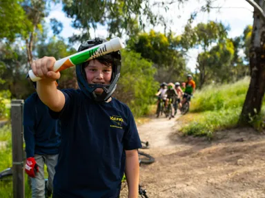 The School Holiday Mountain Bike Geocache Adventure is an exciting, healthy, outdoor school holiday activity.