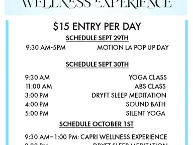 Join us at Skybar Los Angeles for a three-day wellness...