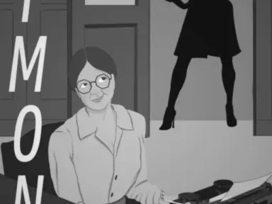 Simone follows Maya, a mild-mannered MI6 desk clerk and single