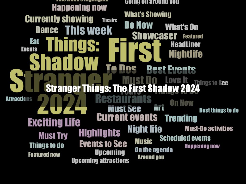 Stranger Things: The First Shadow 2025 1