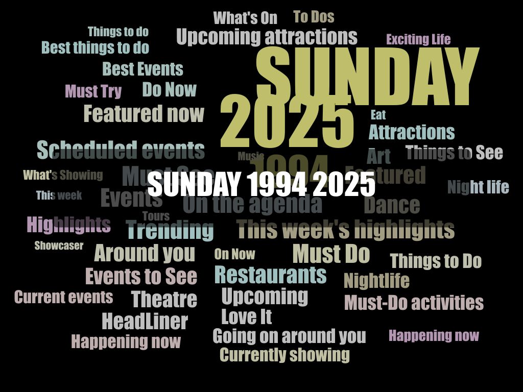 SUNDAY 1994 2025 1