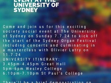 Sydney organ festival 2024 Thumbnail 3