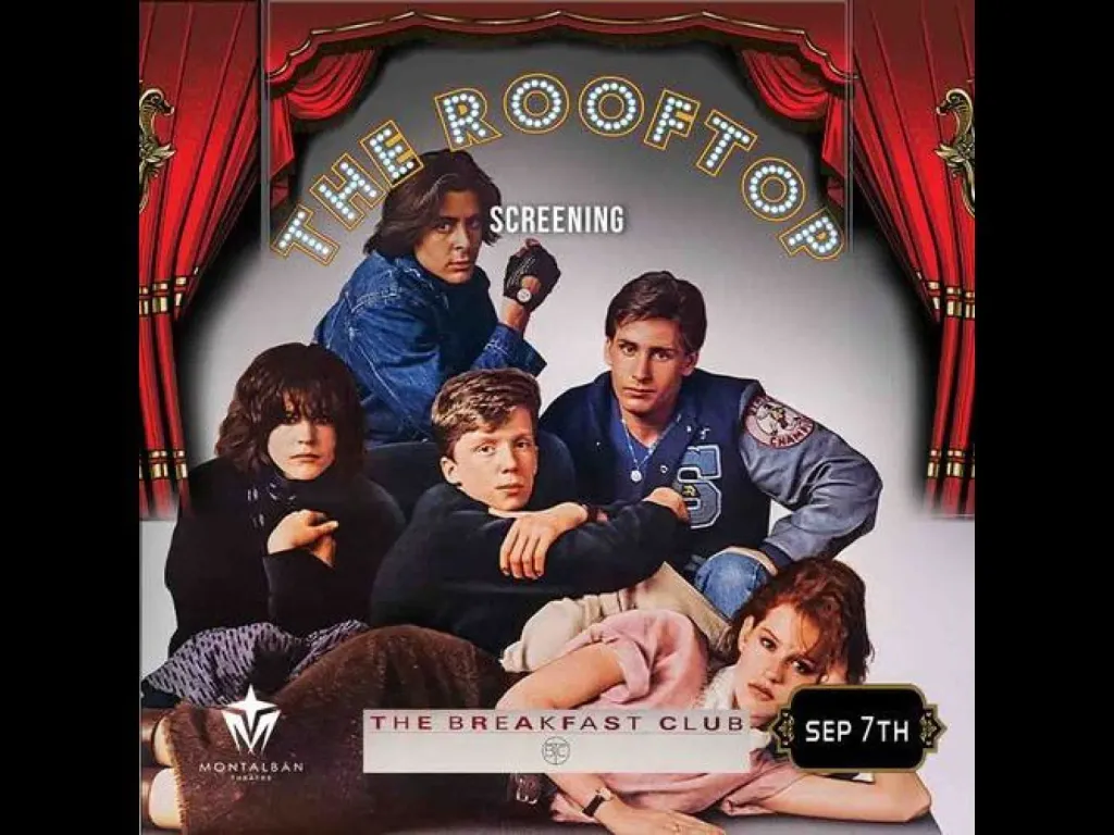 The Breakfast Club: Hollywood Glam! Rooftop Cult Classic Screening 2025 1