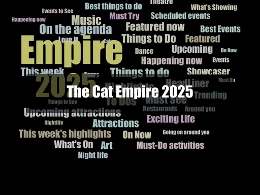 Australia's The Cat Empire play the Teragram Ballroom. 1234 West