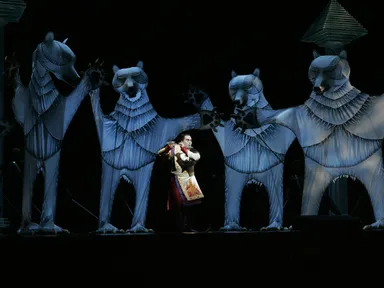 The Metropolitan Opera adapts Wolfgang Amadeus Mozart’s Magic Flute into a family-friendly, English-language version.