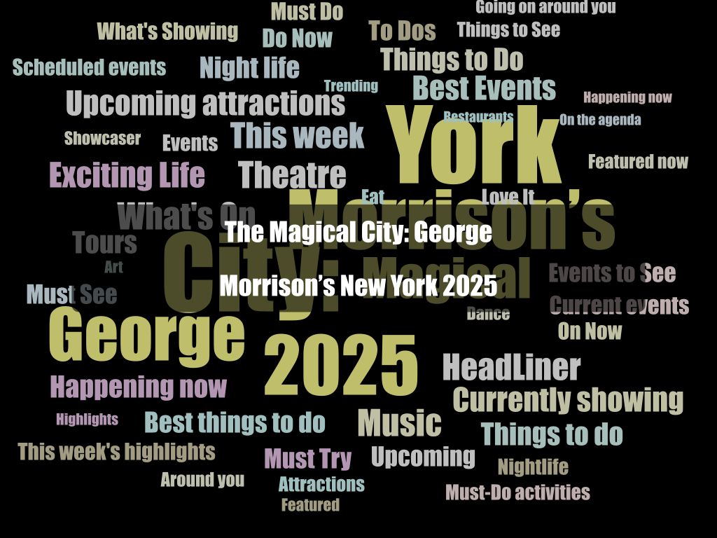 The Magical City: George Morrison’s New York 2025 1