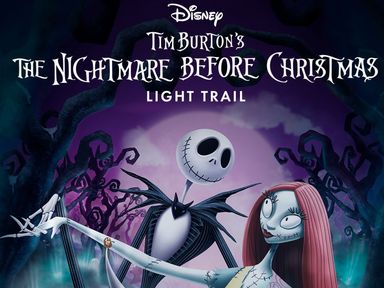 On a dark, cool night, under the glow of the moon…New York Botanical Garden comes alive with the magic of Disney Tim Burton’s The Nightmare Before Christmas Light Trail.