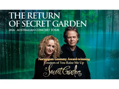 After 22 years, the Norwegian Grammy-winning duo behind the most recorded song of the century is finally coming home to Australia. Secret Garden – the ethereal collaboration between composer Rolf Løvland and violinist Fionnuala Sherry