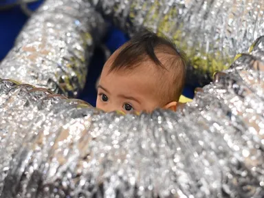 There is a big tangle going on at ArtPlay and we need a whole lot of babies to help stretch it out. ...