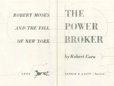 Caro's best-known book,...
