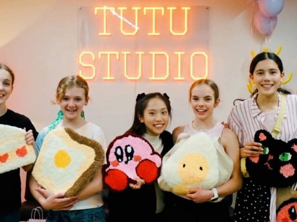 Tutu Studio tufting pop-up at Sydney Streets 2024 1