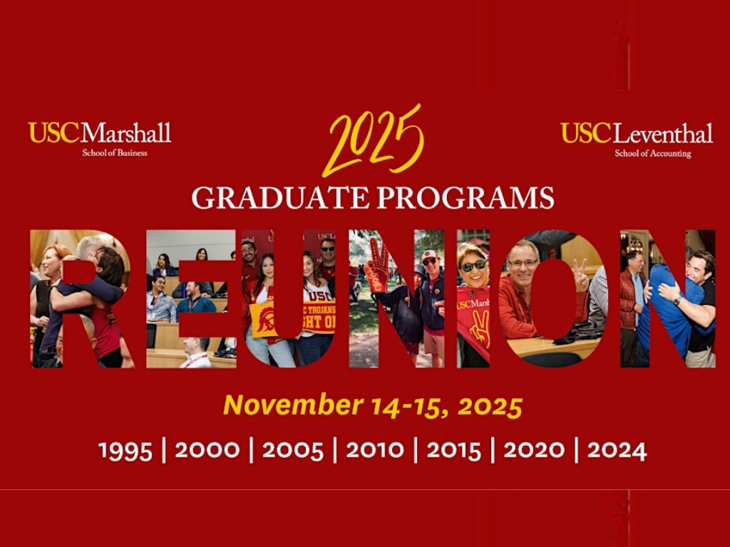 USC Marshall Graduate Programs Reunion Weekend 2025 1