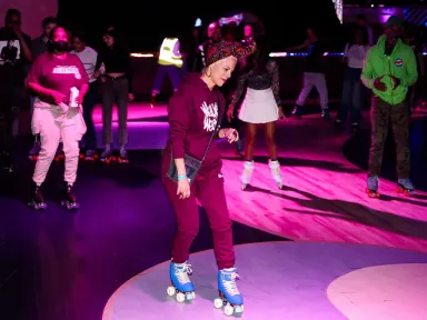 Skate into the golden era of NYC's roller-skating and club...