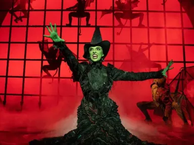 This megahit musical tells the backstory of the Witches of...