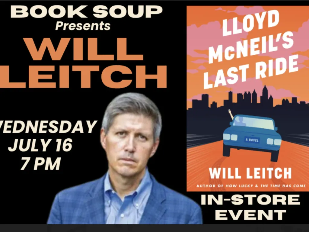 Will Leitch, in conversation with Jeff Garlin, discusses & signs Lloyd McNeil's Last Ride 2025 1