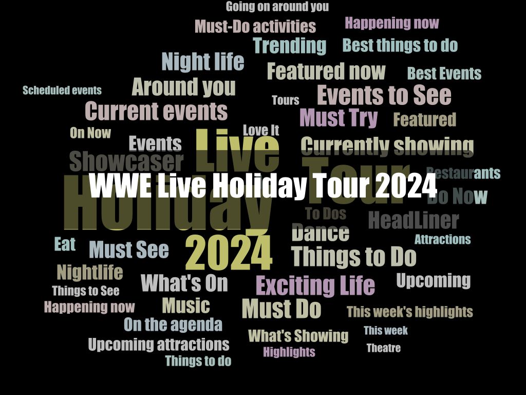 WWE Live Holiday Tour 2024 1