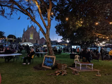 Showcasing local producers from The yorke Peninsula share in local seafood plates, grazing boxes, artisan gifts, and live music all in a rustic environment in